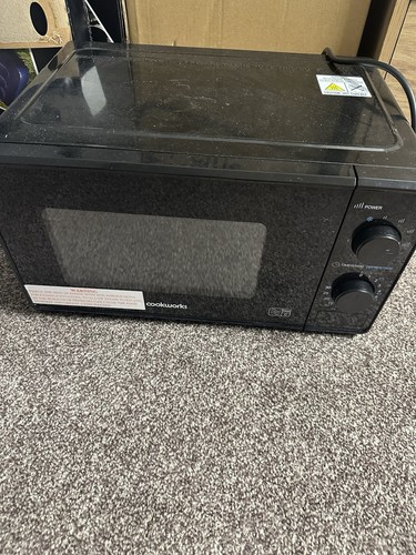 Cookworks 650w microwave - cookworks, black