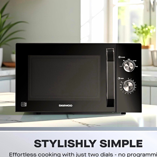 Daewoo 800w 23l black - 800w,