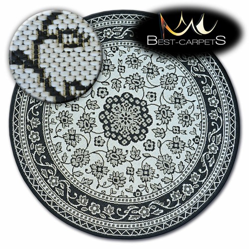 Modern natural sisal - natural, flowers