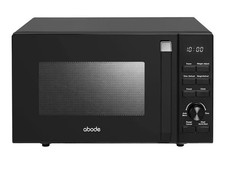 Abode Black Microwave 20L 800W